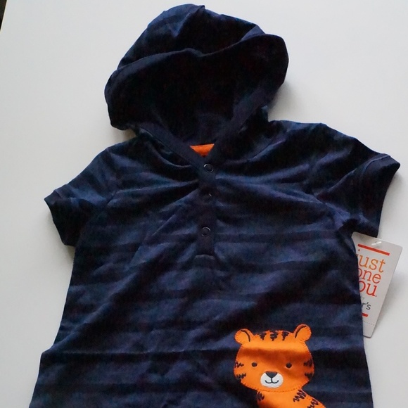 Carters Just One You Hooded One Piece 6m Tiger - Picture 1 of 2